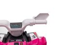 Lean Toys, quad z przyczepą, pojazd na akumulator, różowy, XMX630T