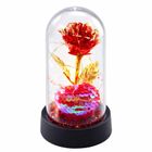 Lean Toys, wieczna róża w kopule, z oświetleniem LED