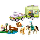LEGO Friends, Przyczepa z koniem i źrebaczkiem, 42695