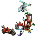 LEGO NINJAGO, Bitwa ninja: domek na drzewie z pojazdami, 71857
