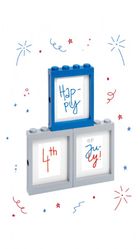 LEGO, ramka na zdjęcia 10-15, niebieska