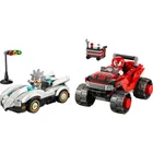 LEGO Sonic the Hedgehog, Silver w samochodzie kontra Knuckles w monster trucku, 77118