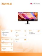 LG, monitor LED, 29", 29U511A-B, 100Hz