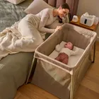 Lionelo, Alice, łóżeczko turystyczne, 3w1, Grey