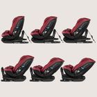 Lionelo, Bastiaan, fotelik samochodowy, i-Size, RWF, Red Burgundy, 40-150 cm
