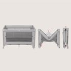 Lionelo, Ellen, łóżeczko turystyczne z funkcją dostawki, 3w1, grey