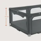 Lionelo, Florence, kojec dla dzieci, Easy Fold, grey graphite