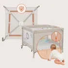 Lionelo, Mille Plus, kojec wielofunkcyjny, grey beige