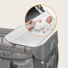 Lionelo, Sven Plus, łóżeczko turystyczne, Grey Scandi