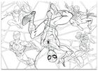 Lisciani, Spidey i super-kumple, puzzle dwustronne, 192 elementy
