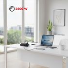 Maclean, listwa zasilająca, 4 gniazda + 3XUSB, 110-240V, AC 50/60HZ, 2.1A, MAX 2500W, 1,5M, czarna, MCE392 B