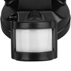 Maclean, ścienna lampa LED, z czujnikiem PIR, 20W, 1500LM, IP65, NEUTRAL WHITE 4000K, czarna, MCE524 B