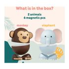 Magimals, safari, figurki magnetyczne, zabawka do kąpieli