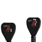 Malatec, fotel biurowy z podnóżkiem, czarny, 26195