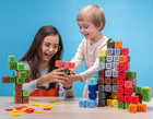 Marioinex, Mini Waffle, Green Blocks, klocki konstrukcyjne, 70 elementów
