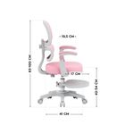 Mark Adler, Junior 4.4, fotel ergonomiczny dla dzieci, Pink