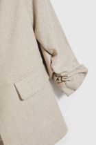 Marynarka damska, beżowa, Moodo