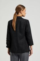 Marynarka damska, czarna, Moodo