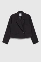 Marynarka damska, czarna, Moodo