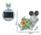 Maximex, figurka ogrodowa solarna, żółw ze świecącymi oczami LED, 17-20 cm