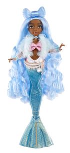Mermaze Mermaidz, Syrenka Shellnelle, lalka modowa zmieniająca kolor, blue
