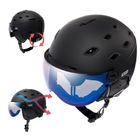 Meteor, Glide, kask narciarski, czarny, rozmiar 55-58 cm