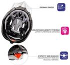 Meteor, MV29 drizzle, kask ochronny, biały/różowy, rozmiar 61-63 cm