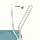 Micki, chodzik drewniany, niebieski