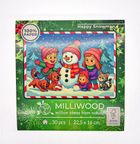 Milliwood, Wesoły Bałwanek, puzzle drewniane, 30 elementów