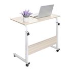 Mobilny stolik pod laptopa, kawowy, biały