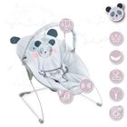 MoMi, Glossy, leżaczek bujaczek z wibracją, panda, 0-6m