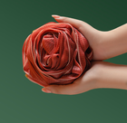 Myjka do kąpieli w kształcie róży, czerwona