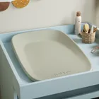 Nattou, Softy, miękka mata do przewijania, green, 50-70 cm + Aquaint, płyn antybakteryjny, 50 ml