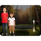 Neo-Sport, Swingo, huśtawka bocianie gniazdo, czarna, 110 cm