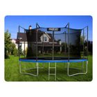 Neo-Sport, trampolina ogrodowa z siatką wewnętrzną i drabinką, 12ft/374 cm
