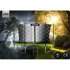 Neo-Sport, trampolina ogrodowa z siatką wewnętrzną i drabinką, 14ft/435 cm