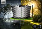 Neo-Sport, trampolina ogrodowa z siatką wewnętrzną i drabinką, 312 cm