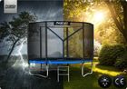 Neo-Sport, trampolina ogrodowa z siatką zewnętrzną i drabinką, 8ft/252 cm