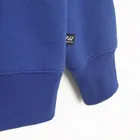 Niebieska bluza unisex z kapturem o kroju oversize NOWEAR