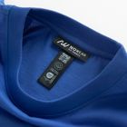 Niebieska koszulka basic o kroju relaxed NOWEAR