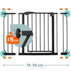 Nukido, barierka, bramka zabezpieczająca, czarna