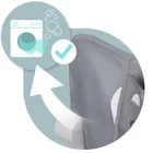 Nukido, barierka ochronna do łóżka, szara, 200 cm