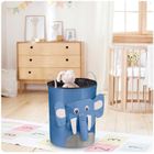 Nukido, kosz na zabawki, niebieski słonik