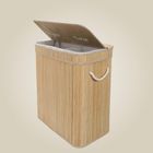 Nuxio, Arvi, bambusowy kosz na pranie, 2-komorowy, 100l