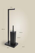 Nuxio, Balvo, stojak na papier z pojemnikiem na szczotkę