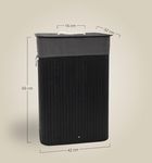 Nuxio, Sade, bambusowy kosz na pranie, 80l