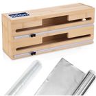 Orion, dyspenser do folii, podwójny, drewniany