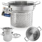 Orion, wkład do gotowania makaronu, stalowy, Anett, 24 cm, 8l