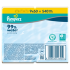 Pampers, 99% Water, chusteczki nawilżane dla dzieci, 9-60 szt.