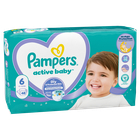 Pampers, Active Baby, pieluszki, rozmiar 6, 13-18 kg, 48 szt.